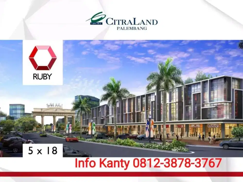 Ruko Ruby ROYAL CitraLand sedang dibangun