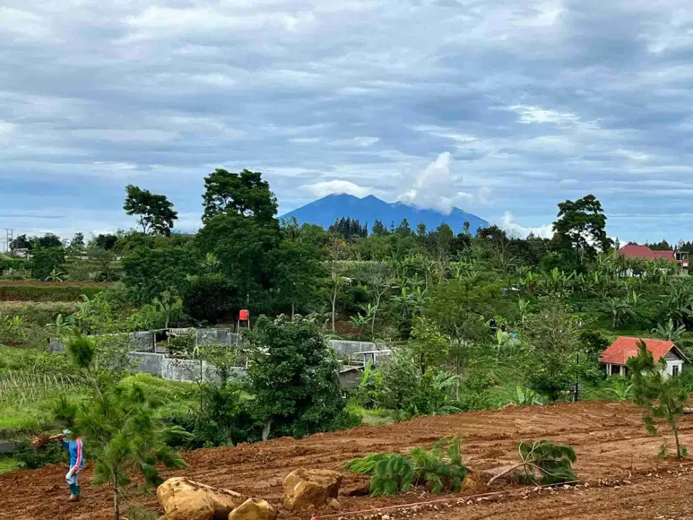 Tanah di cisarua puncak bogor luas 120m2 shm