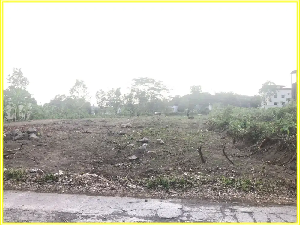 400 meter ke Kampus UII, Tanah Jogja dijual : Siap AJB