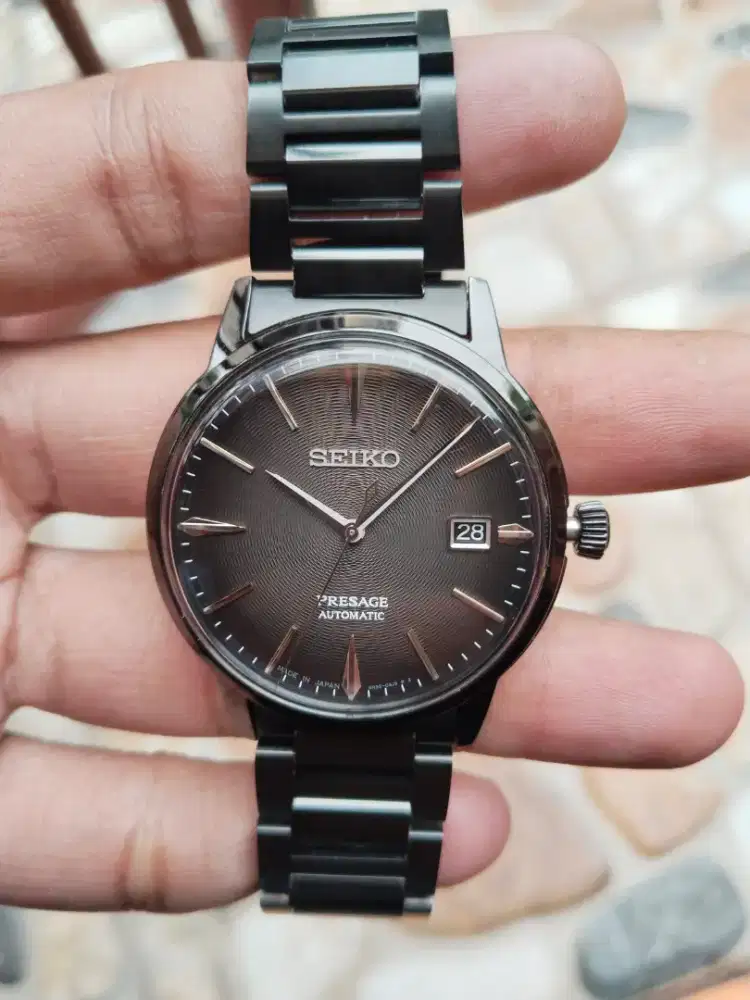Seiko Presage SRPJ15J1 Cocktail Automatic Black Dial