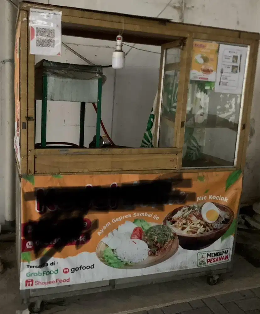 Jual Gerobak Dagangan utk Segala Jenis Jualan Makanan
