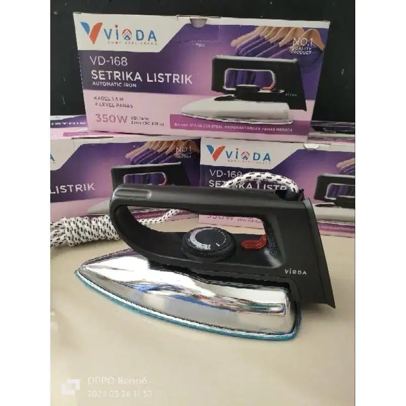 Ready Stock Setrika Listrik vioda 350 w