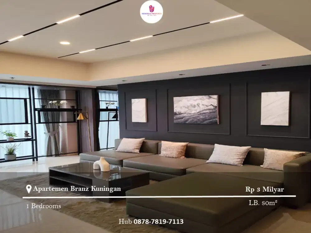 Dijual Apartement Branz Mega Kuningan 1BR Full Furnished