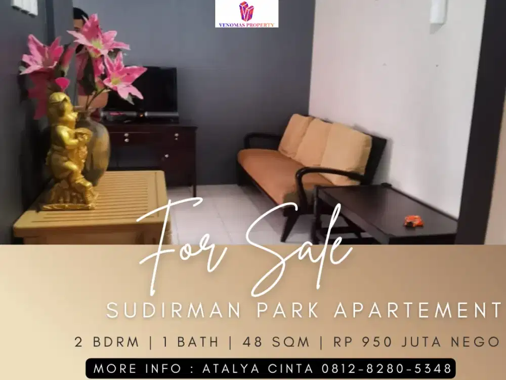 Dijual Apartement Sudirman Park 2BR Full Furnished Tower A