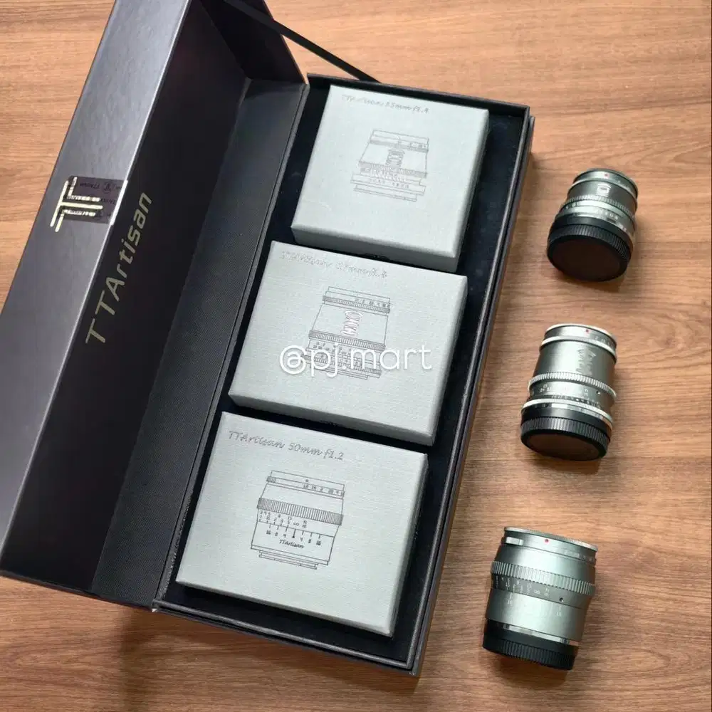 TT Artisan Limited Edition Titanium Prime Lens Set