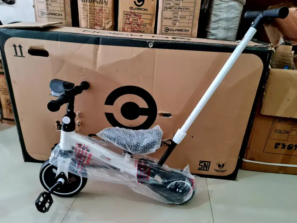 Sepeda Anak Roda 3 Balance Bike / Push Bike 4 In 1 EXOTIC BY PACIFIC