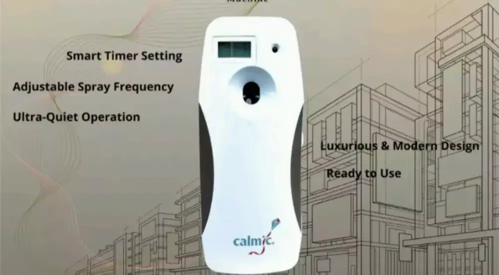 Mesin pengharum ruangan merek calmic