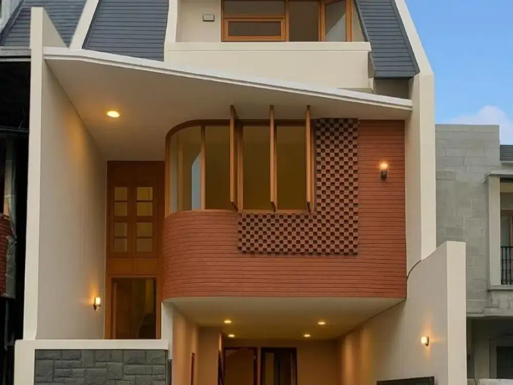 Rumah Baru Di Cipinang Timur - Design Modern Natural Tropis
