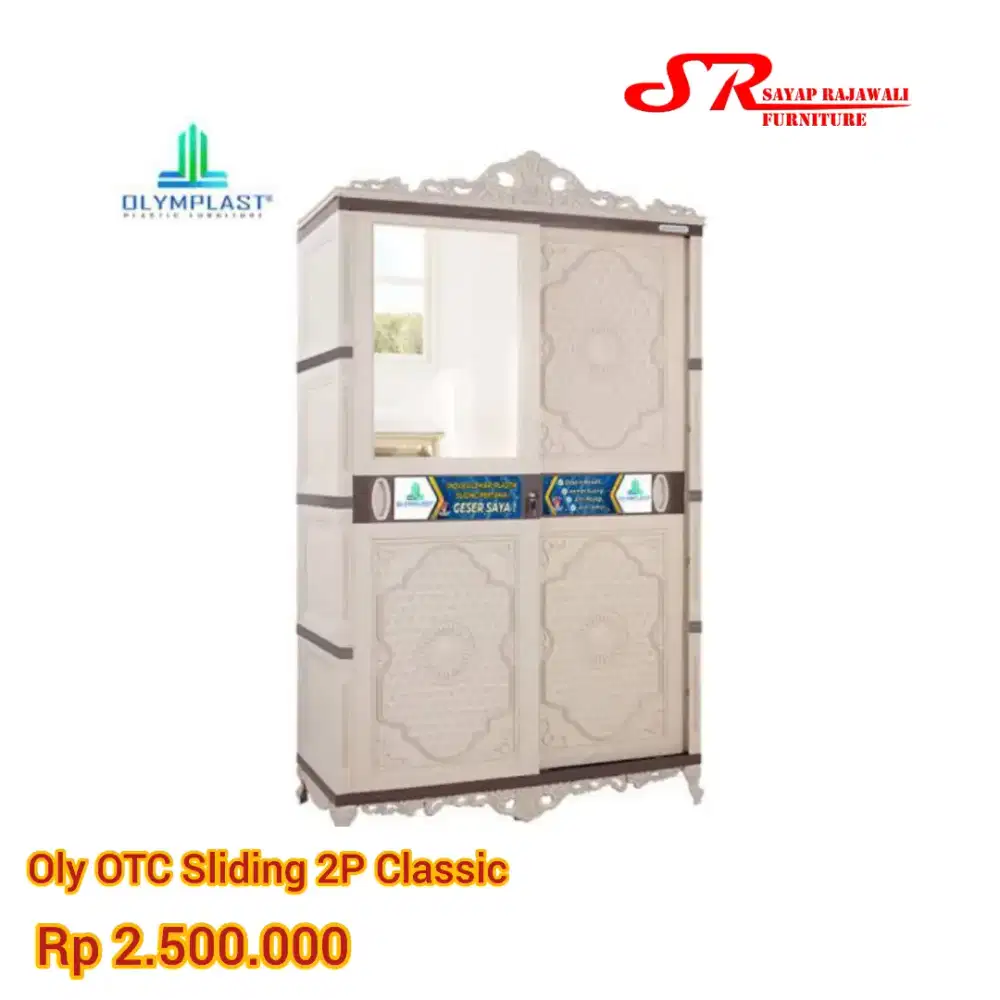 Berbagai Macam Lemari Plastik Pintu Sliding Olymplast (Ars)