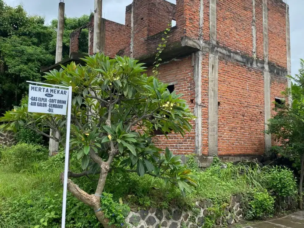 Dijual villa setengah jadi di buleleng bali selangkah ke pantai