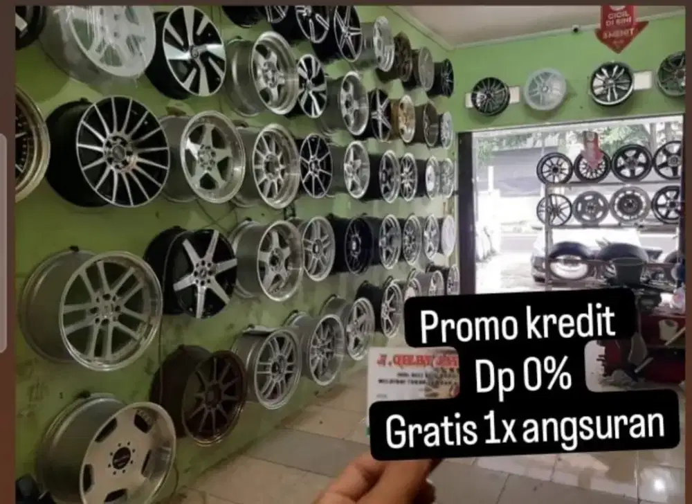 Velg ban mobil bisa tuker tambah dan kredit
