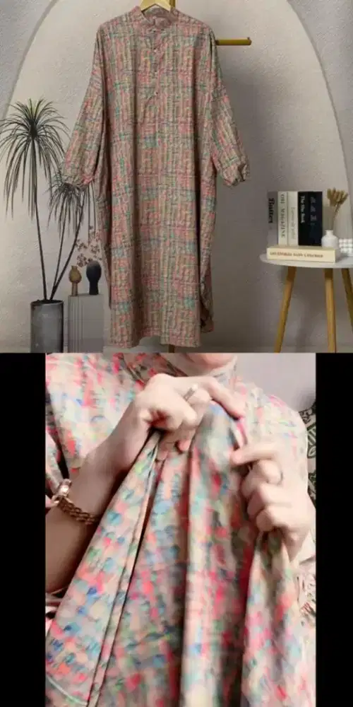 Kaftan Abaya Cotton Poly Import