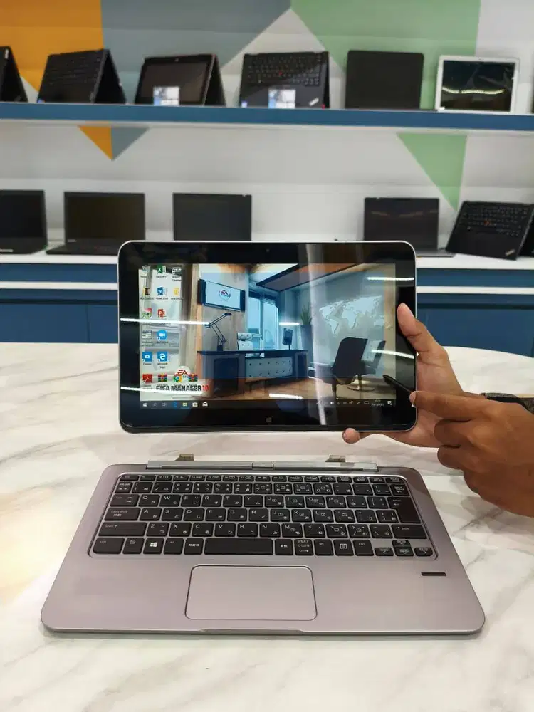 [H09] Laptop 2in 1 lepas pasang  8GB SSD 12inch Aplikasi Siap Pakai