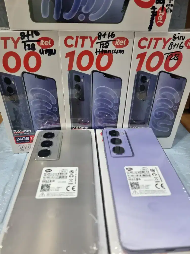 ITEL CITY 100 8+16/128 BARU SEGEL GARANSI RESMI