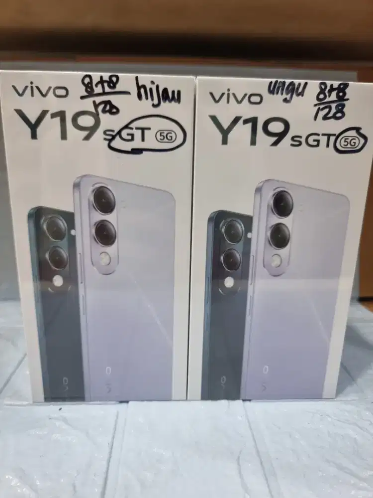 VIVO Y19S GT 5G 8+8/128 BARU GARANSI RESMI