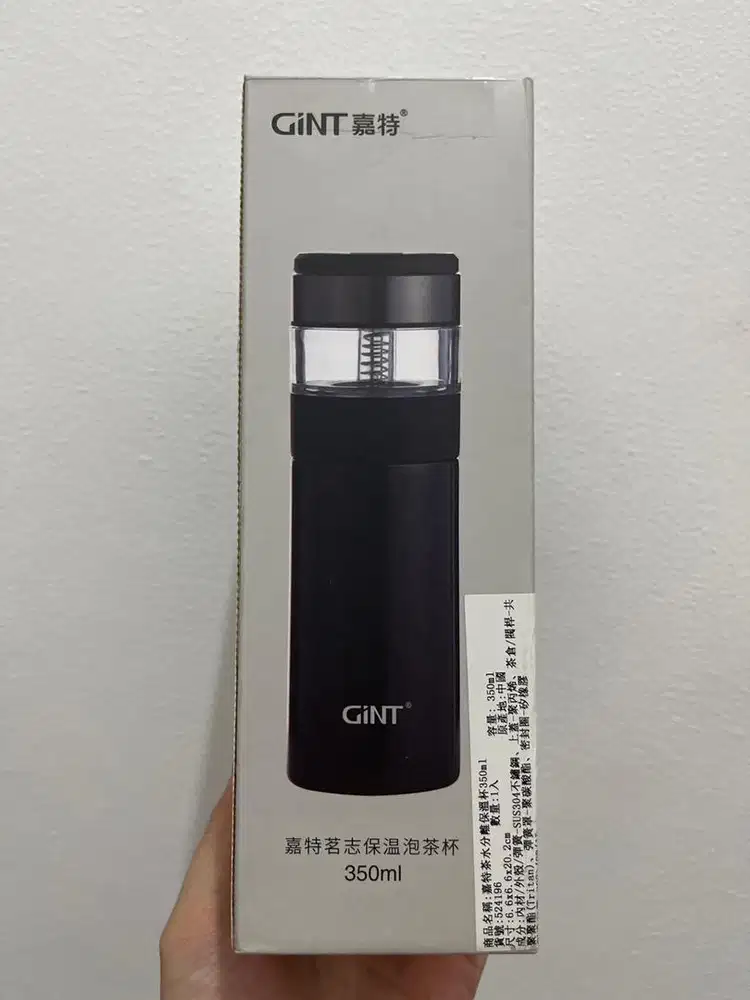(NEW) GINT TUMBLR TEA TRITAN BLACK IMPORT ORIGINAL