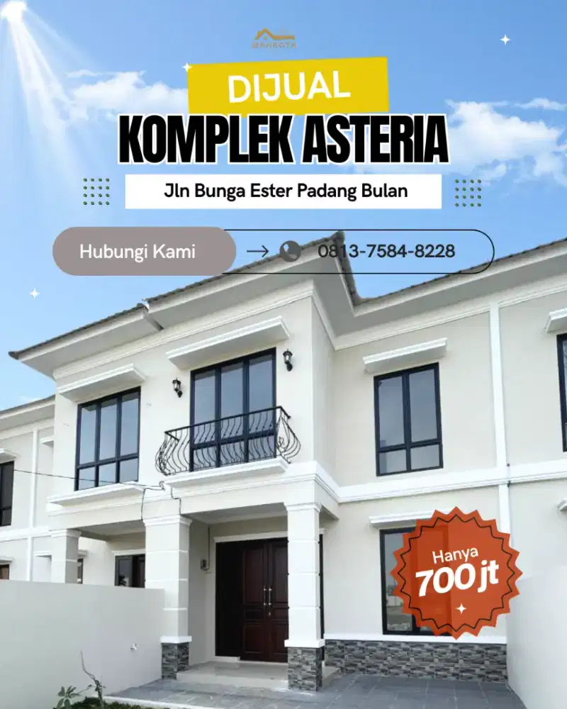 ASTERIA P BULAN PASAR 6, 3 MENIT KE USU
