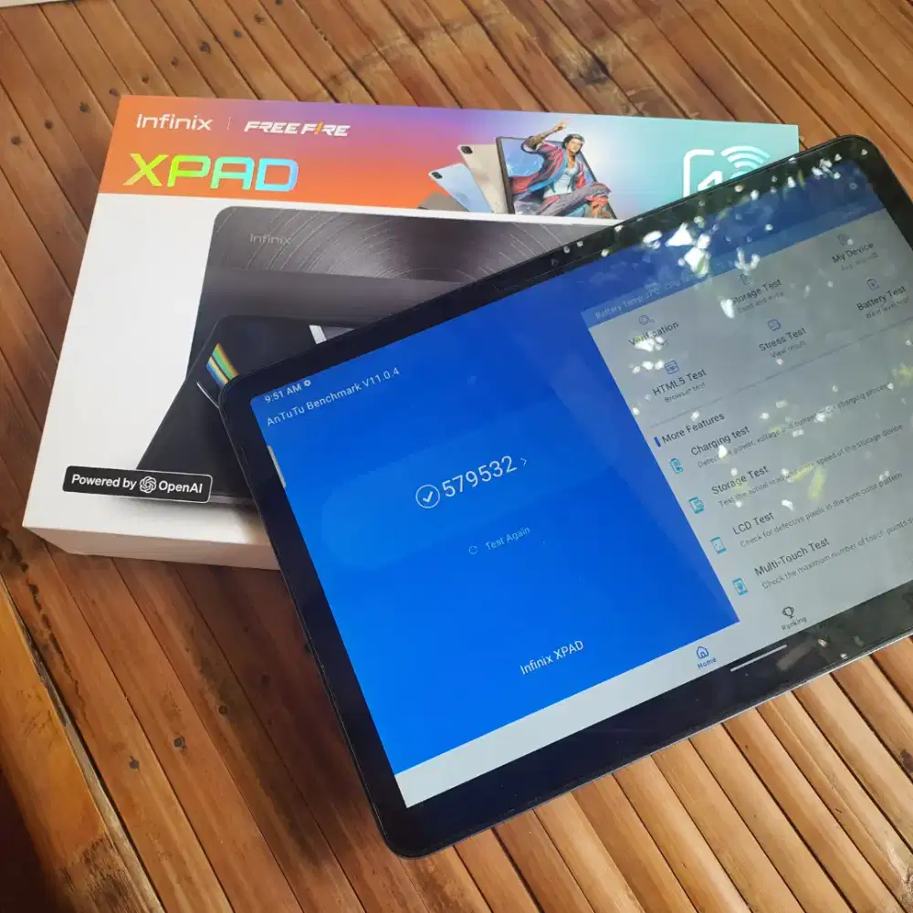 Infinix Xpad 4G 8/256 + Keyboard-Stylus Blue Biru Lebih OK dr XPAD 20