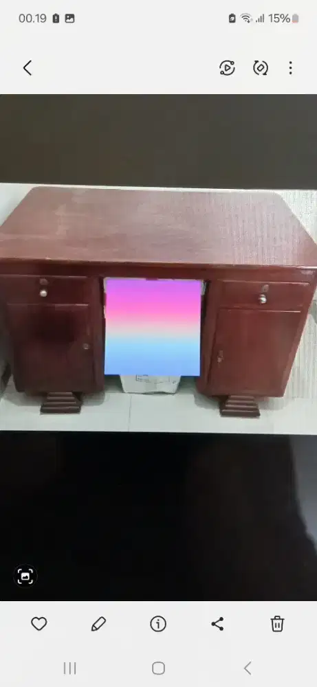 Meja kayu jati cocok buat meja kantor/kasir