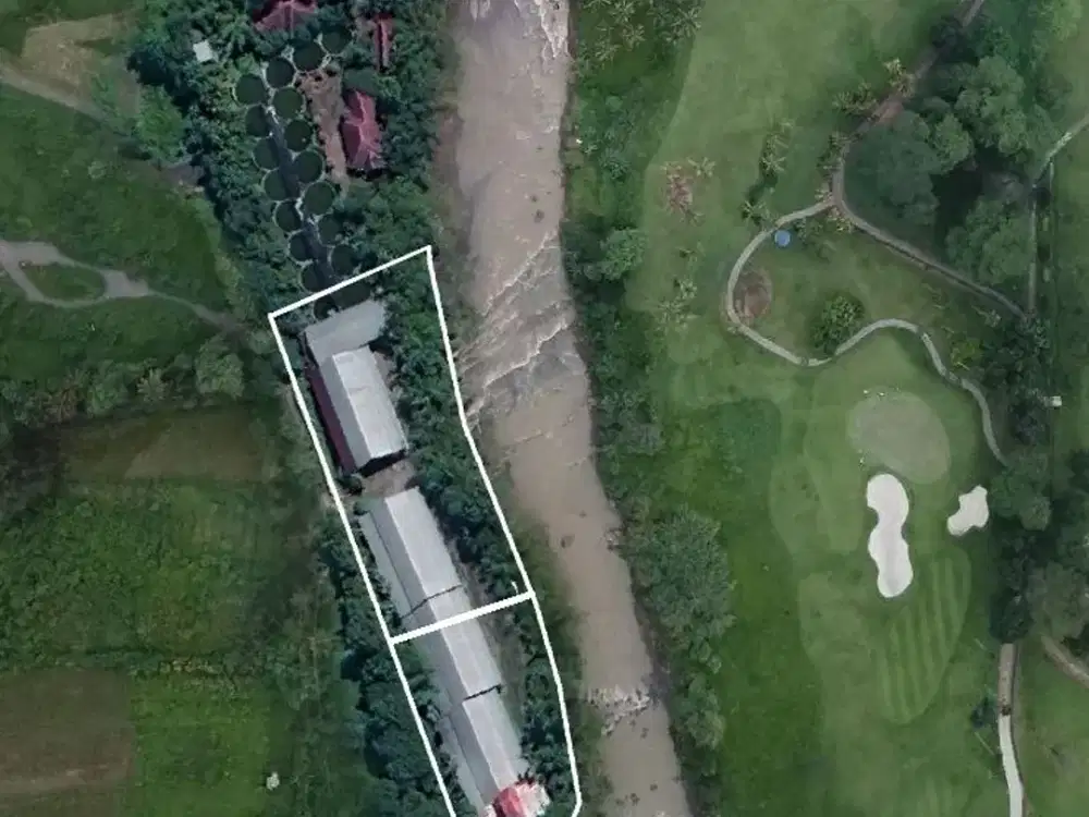 DIJUAL Tanah Luas di Riverside Villa, Hambalang, Sentul, Bogor