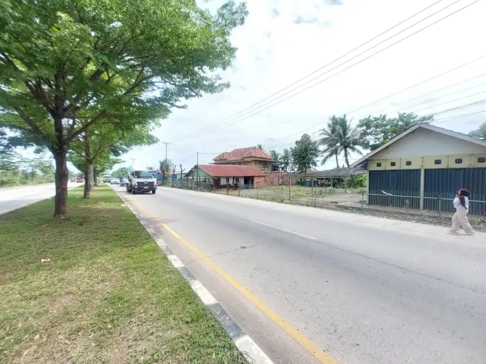 Tanah Pinggir Jalan Musi 2 Dekat Tol Kramasan Palembang
