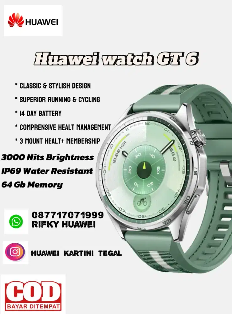 Huawei watch GT 6 bonus freebuds 6i
