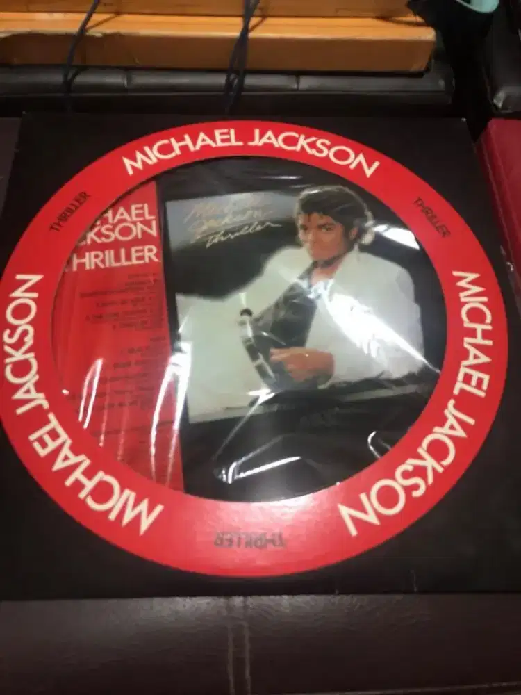 Michael Jackson - colour thriller vinyl piringan Lp
