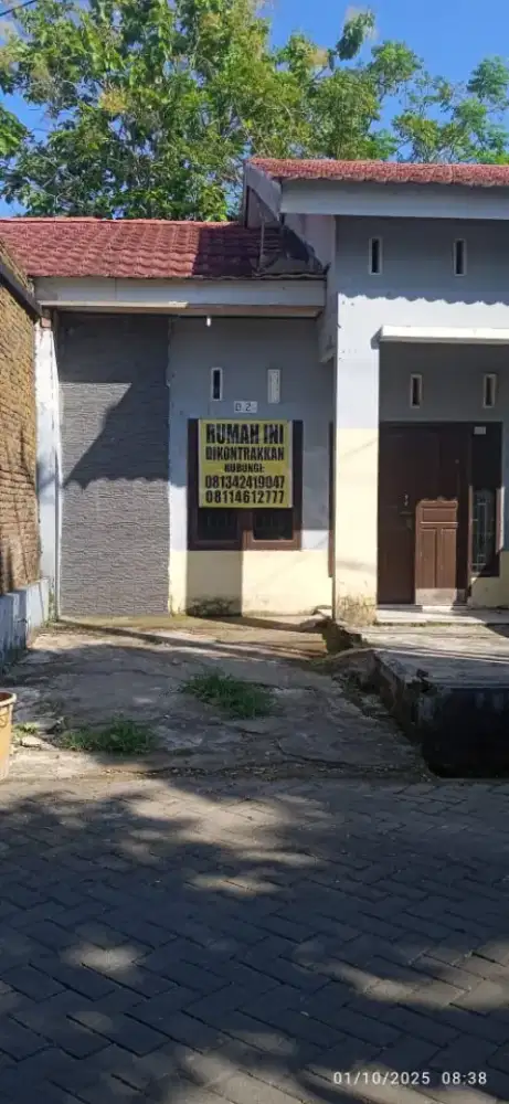 Dikontrakkan Rumah area Gowa di Perumahan Fakultas Teknik blok D. 2