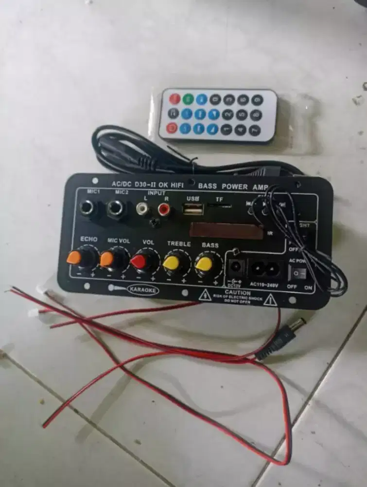 Amplifier bluetooth D30 versi Lcd