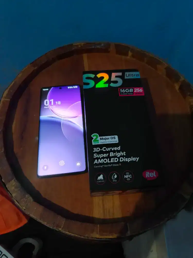 Itel S25 Ultra 8/256 GB Black / Handphone Bekas Itel S25 Ultra Murah