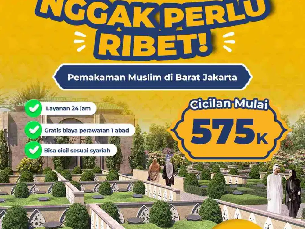 Tanah Kavling Makam Muslim Di Insira Memorial Park Dekat Jakarta Barat