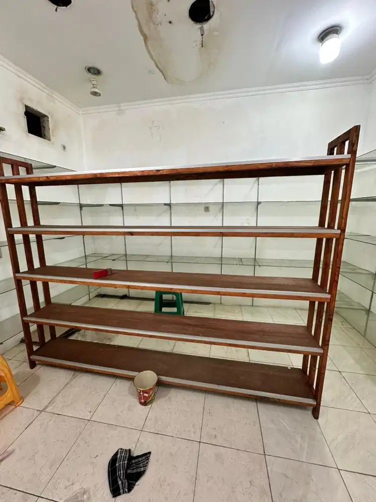 rak serbaguna rak susun kayu kokoh bagus