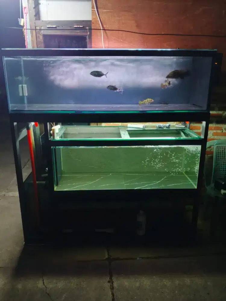 dijual cepat Aquarium Full Set + Filter