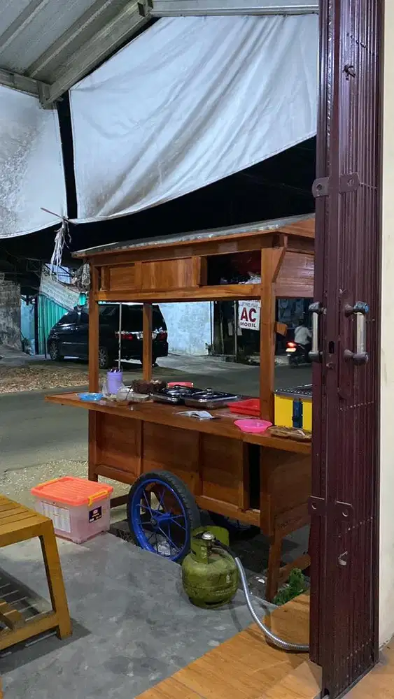 Gerobak Angkringan+Roda