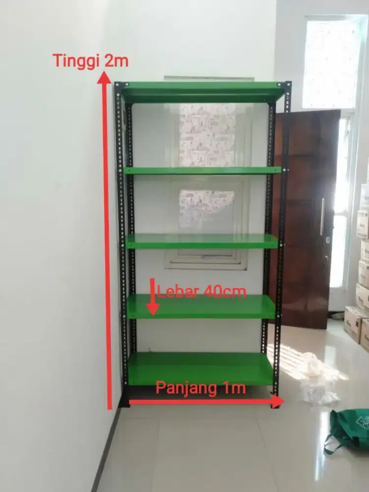 Rak besi susun rak tempat barang
