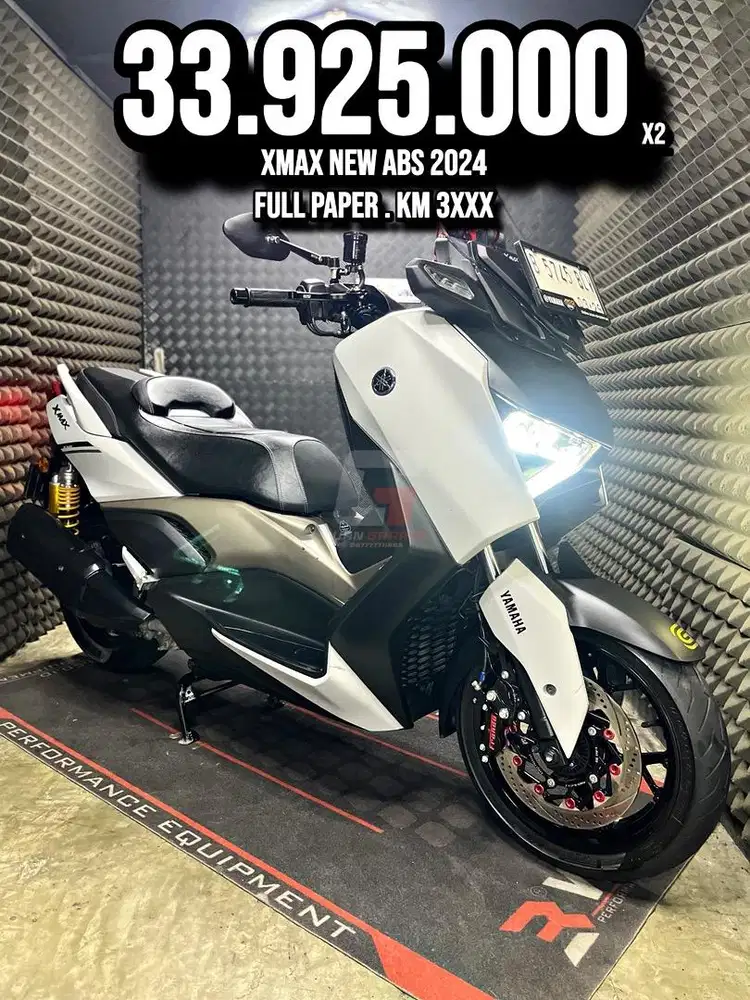 XMAX ABS 2024 MODIF LOW KM PAJAK ON RAWATAN SUPERB UNIT BRO
