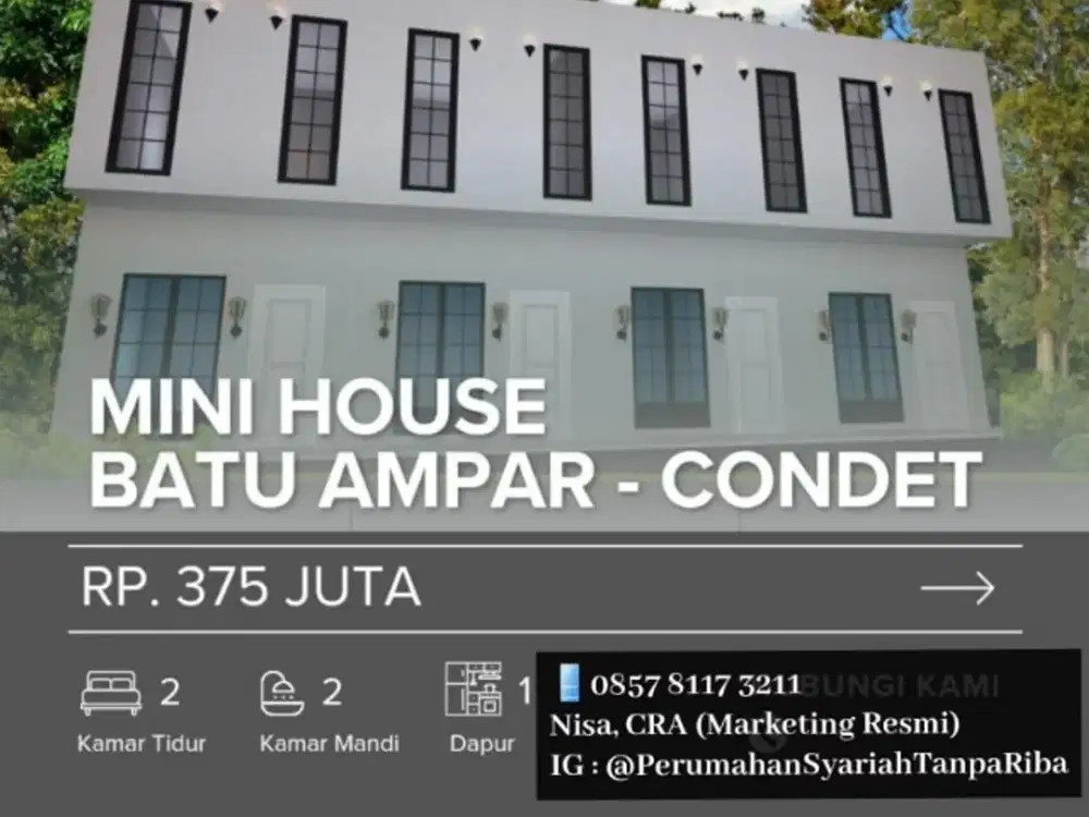 Rumah 2 Lantai Di Kramat Jati Jak-TimDekat Stasiun PasMing 300 Juta