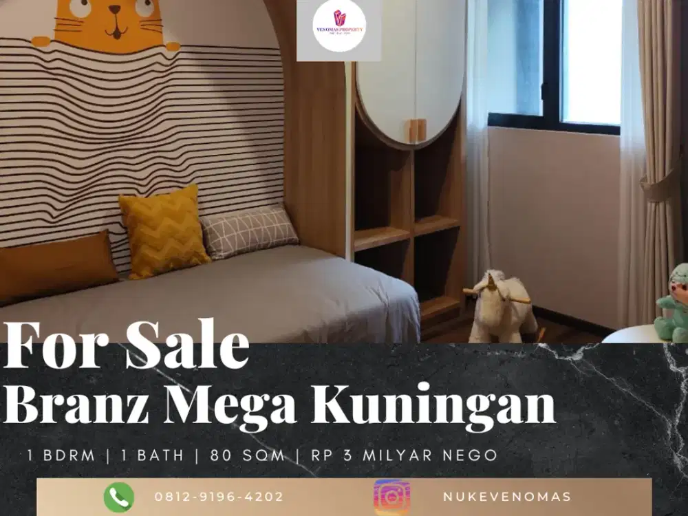 Dijual Apartement Branz Mega Kuningan 1 Bedroom Full Furnished