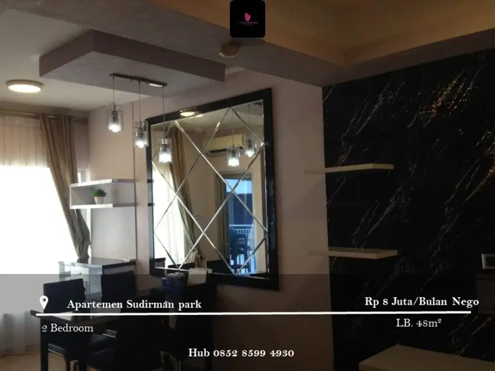 Disewakan Apartement Sudirman Park Mid Floor 2BR Fully Furnished