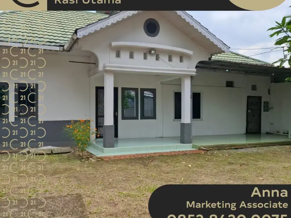 Harga Turun! Tanah Luas-Rumah Siap Huni 5 Kamar, Sejuk, dan Terang Di Pondok Melati Bekasi