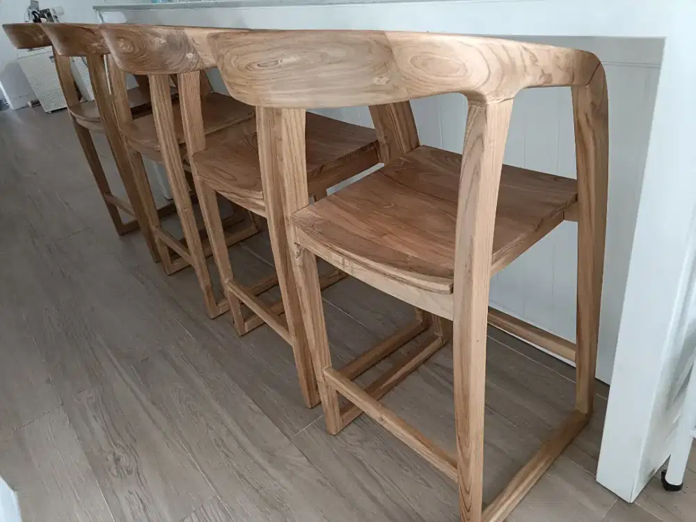 Kursi bar aesthetic jati asli