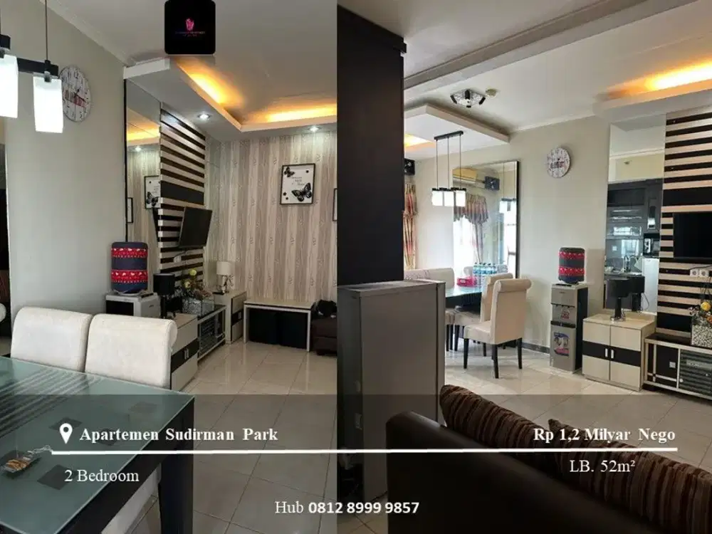 Dijual Apartement Sudirman Park High Floor 2BR Furnished