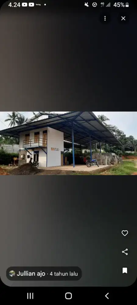 Dijual Tanah dan bangunan.Katibung Lamsel (hub:081212093430)