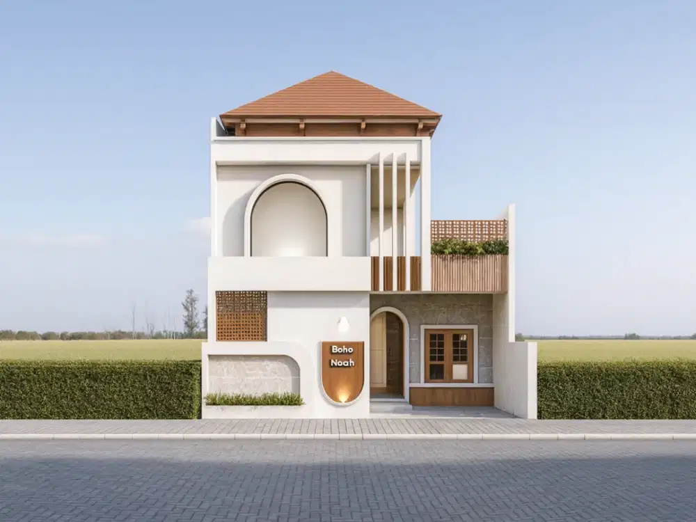 Dekat Kampus UII Homestay Model Bohemian 3 Kamar Tidur Include Private Pool