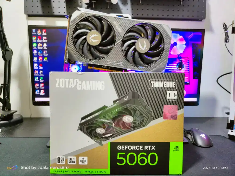 VGA NVIDIA RTX 5060 8GB GDDR7 ZOTAC GARANSI ON 2028