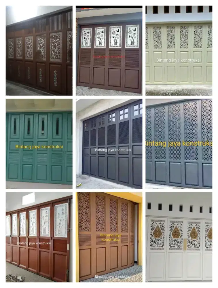 Pintu garasi sliding handerson