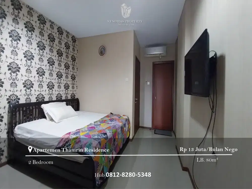 Disewakan Apartement Thamrin Residence City Home 2BR Furnished