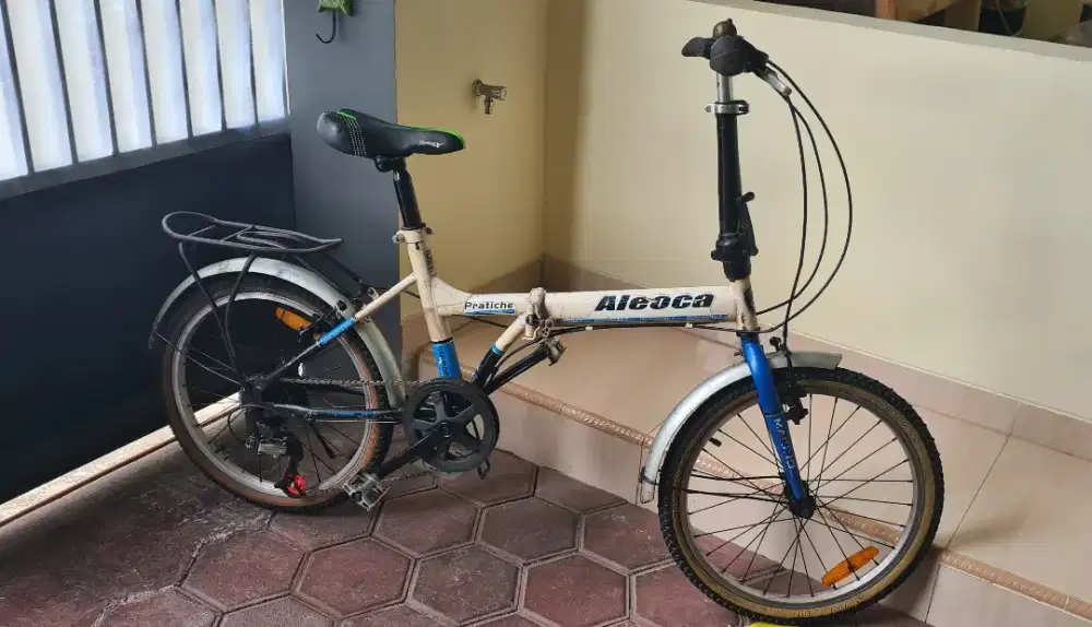 Sepeda Lipat ALEOCA Putih Ring 20