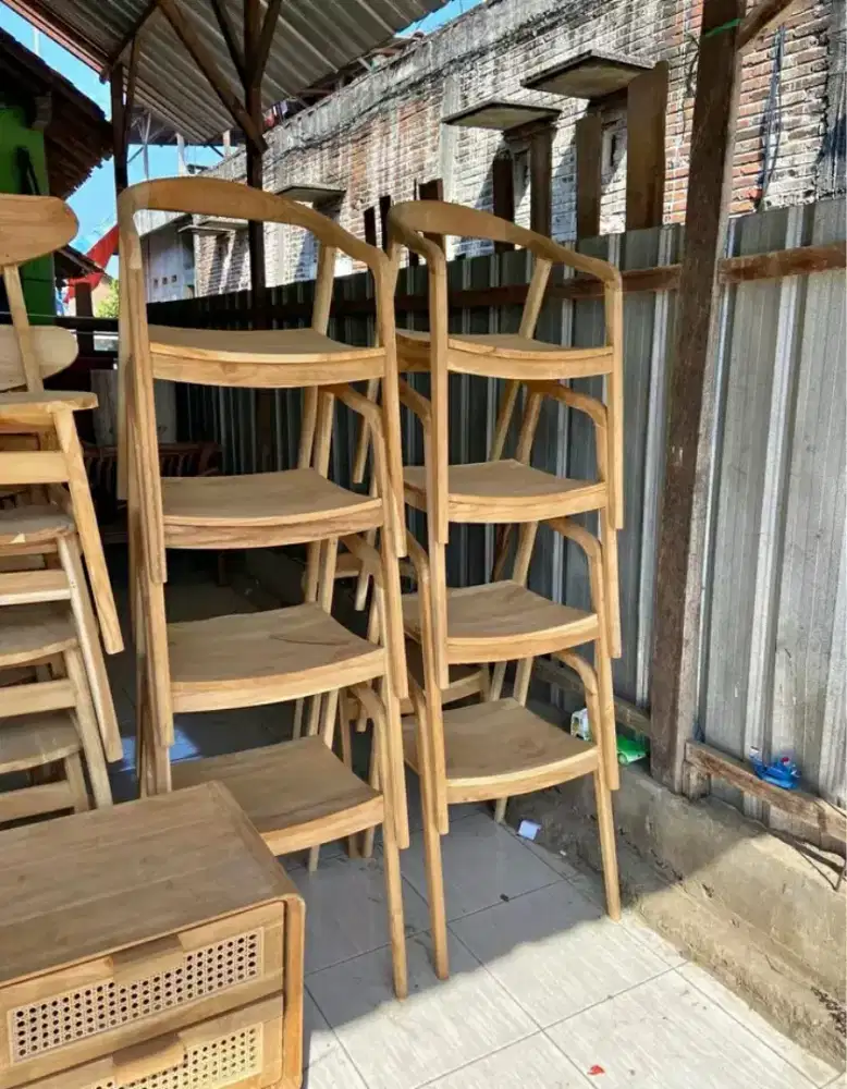 Kursi makan antik jati