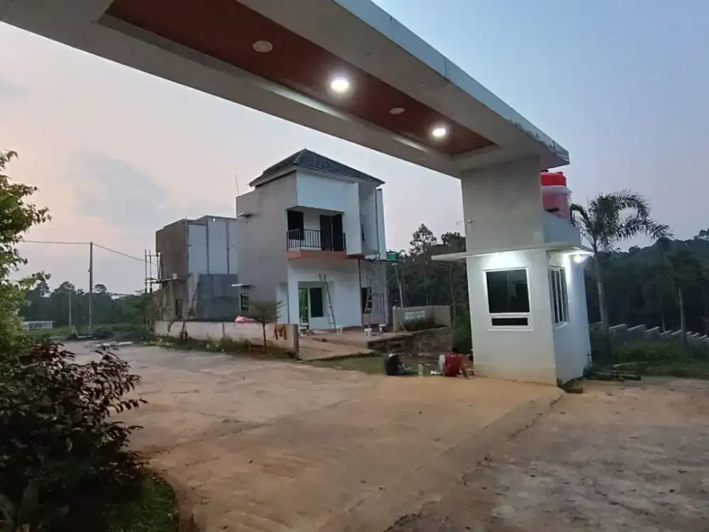 Rumah cluster konsep syariah di gunungpati